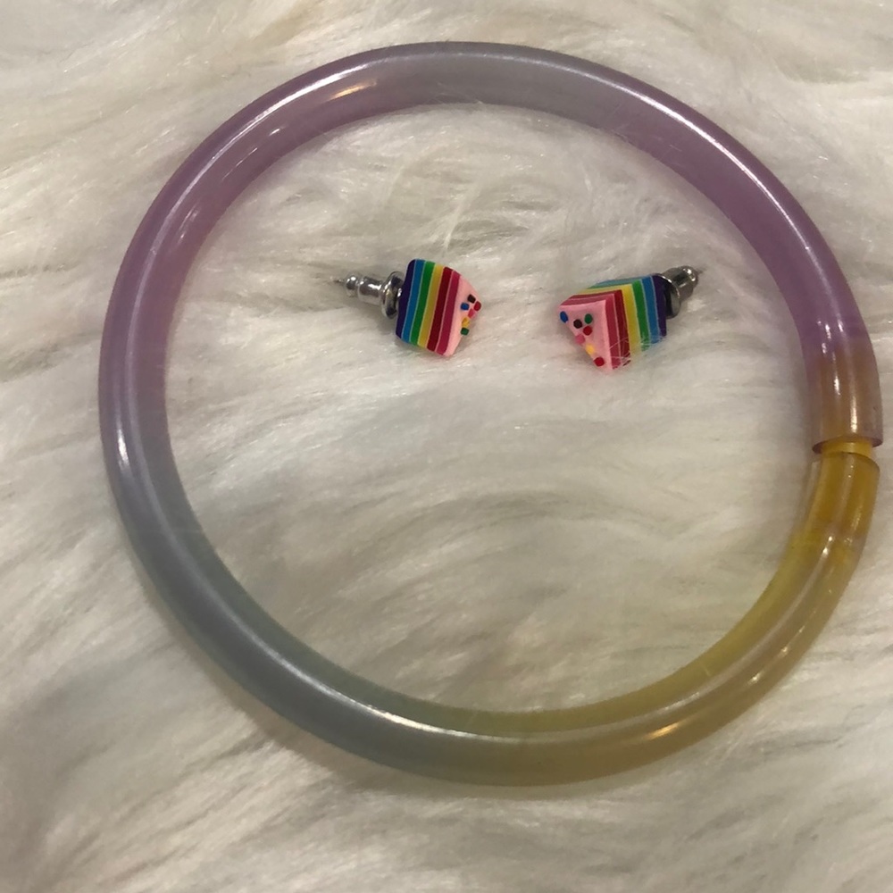Cute rainbow set for little girls